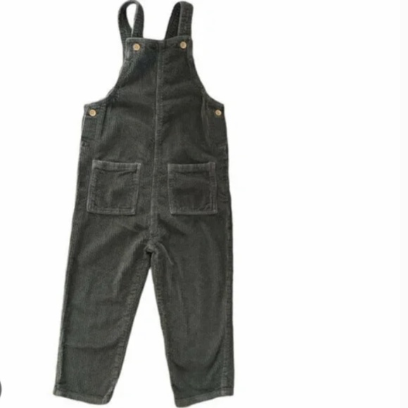 LC Lauren Conrad Other - LITTLE CO. by Lauren Conrad Gray Green Corduroy Overalls 5 Boy Girl